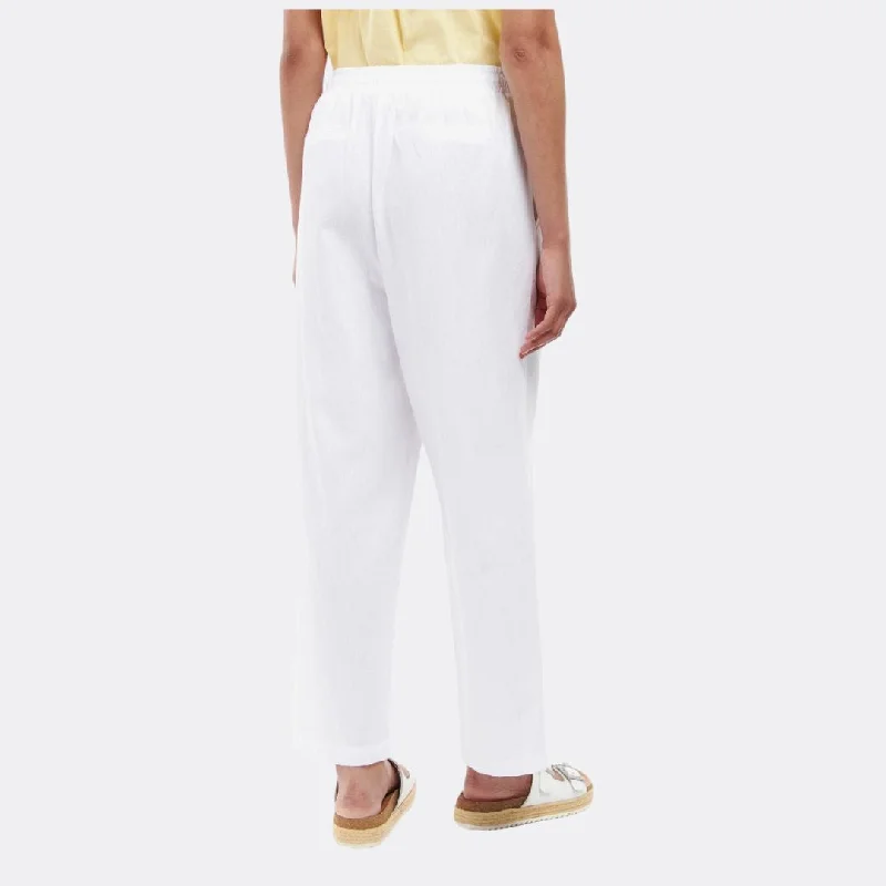 Christie Wide-Leg Trousers (White)