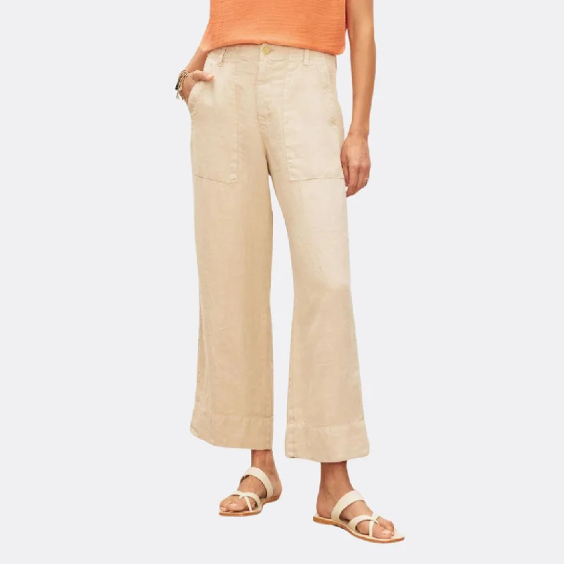 Dru Linen Pants (Bisque)