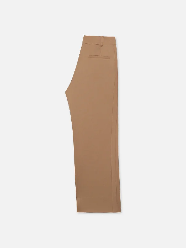 Easy Slim Crop Pant -- Light Camel