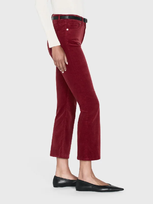 Le Crop Mini Boot Corduroy -- Paprika