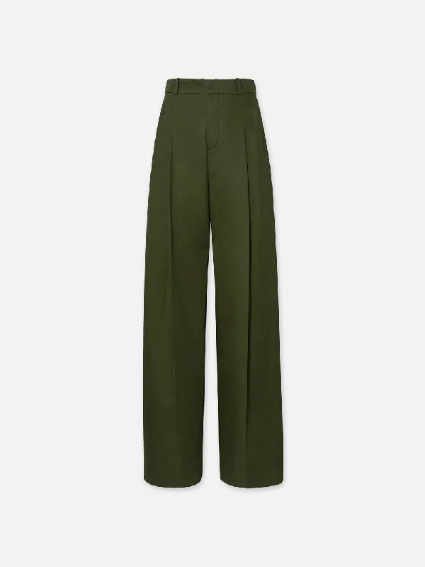 Pleated Wide Leg Pant -- Surplus