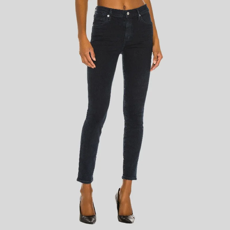 Rocket Ankle Mid Rise Skinny (Ultra Marine)