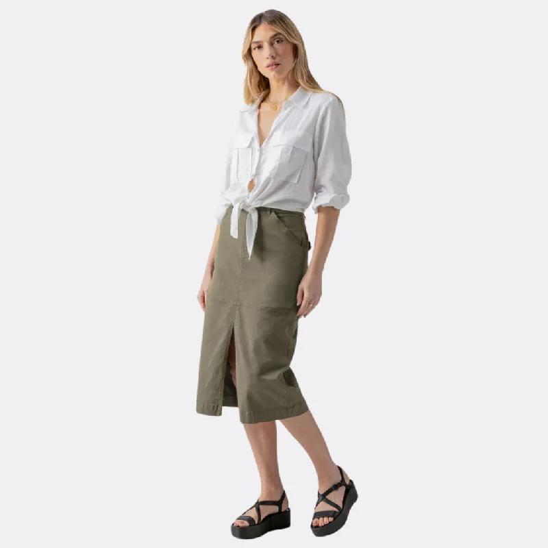 Triple Threat Skirt (Burnt Olive)