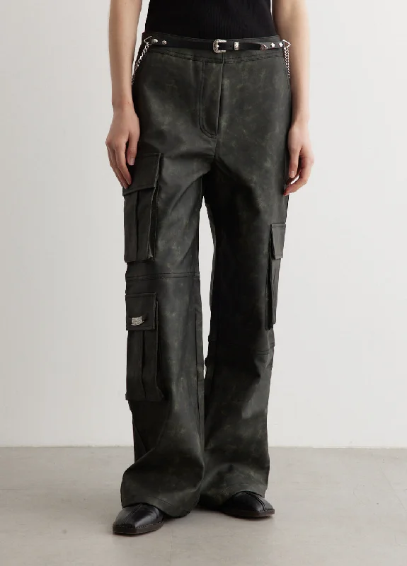 Belted Cargo Pants