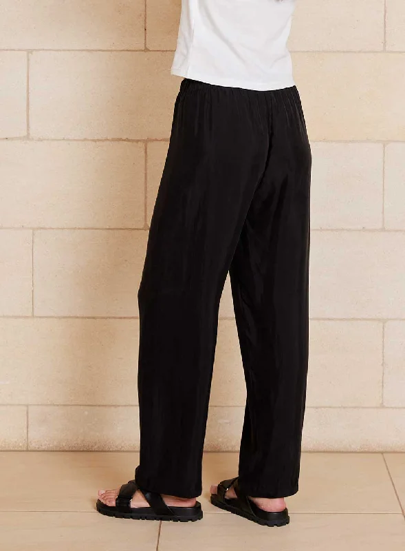 Chloe Cupro Pant-Black