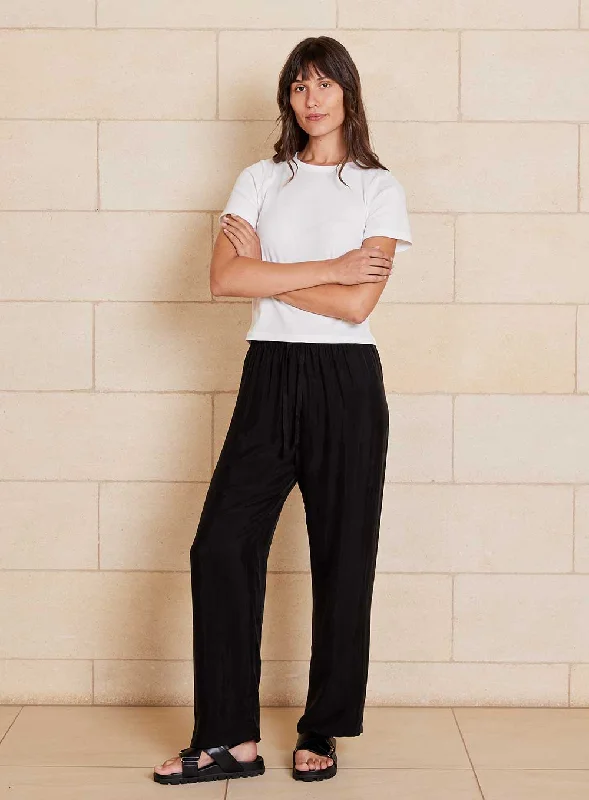 Chloe Cupro Pant-Black