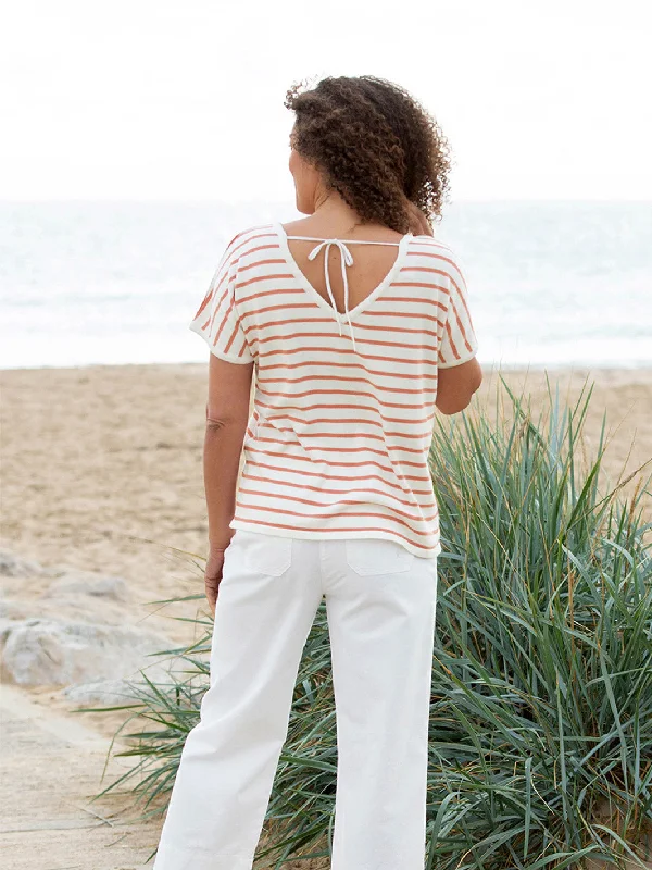 Creech knit top coral