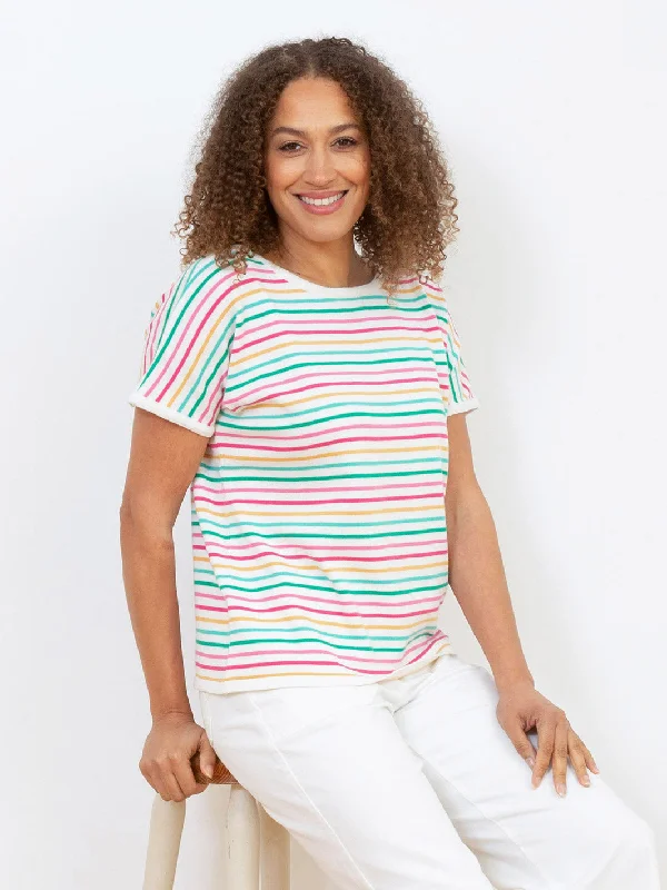 Creech knit top rainbow