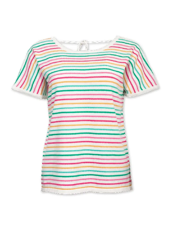 Creech knit top rainbow