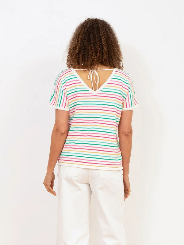 Creech knit top rainbow