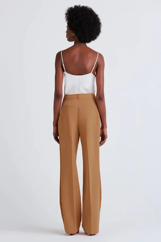 Delta Wide Leg Trouser in Mocha