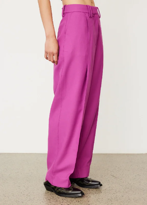 Summer Suiting Pleated Pants