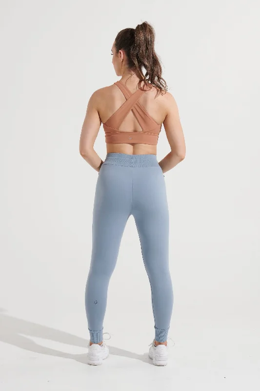 Intrepid Athlete Inside Track Pant - Light Blue