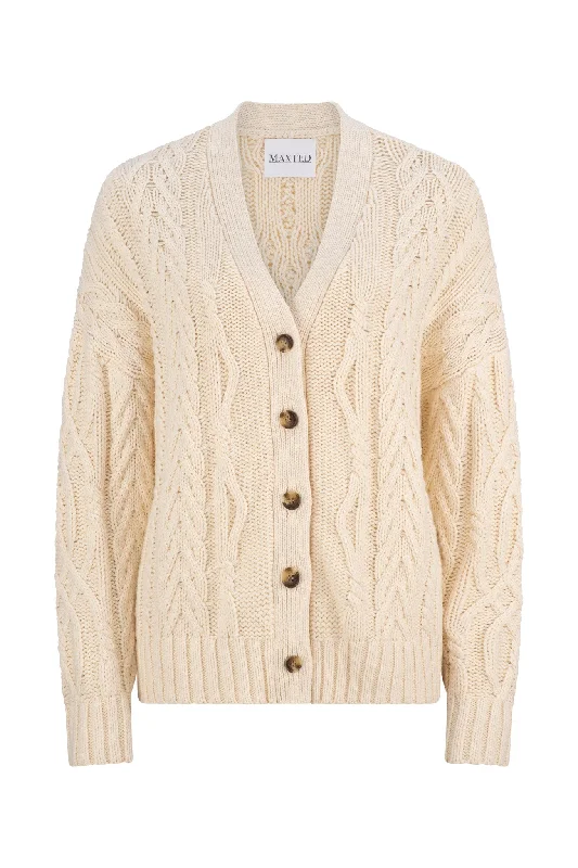 Ivory Cable Cardigan