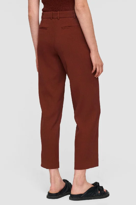 Joseph Trina Stretch Crepe Linen Pant - Chestnut