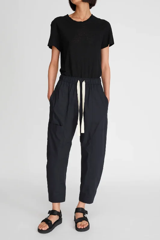 LM Poplin Pant in Black