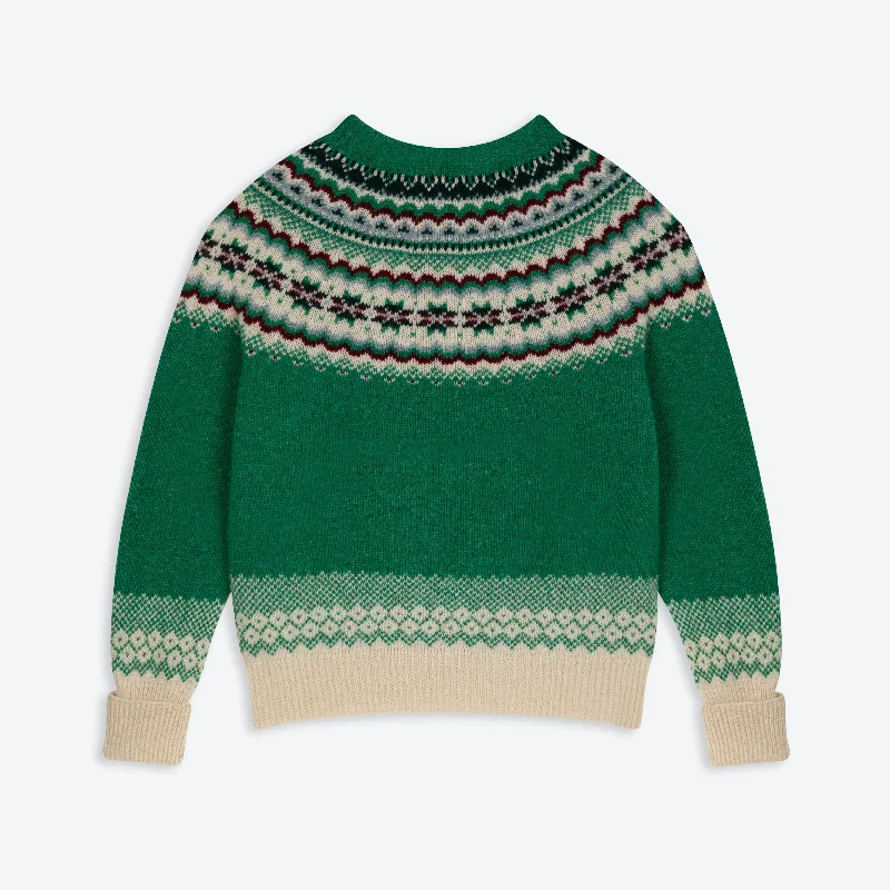 Lowie Green Caerphilly Fairisle Cardigan