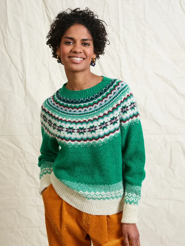 Lowie Green Caerphilly Fairisle Jumper