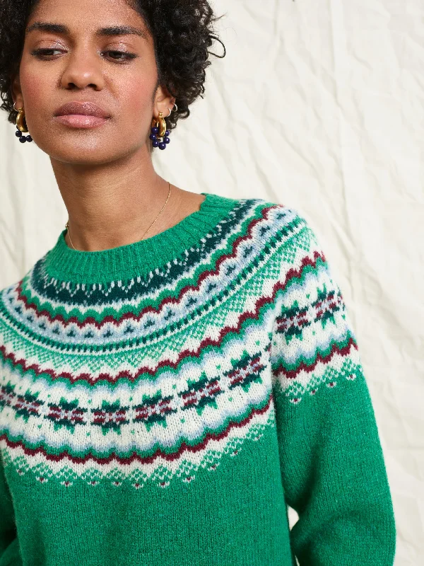 Lowie Green Caerphilly Fairisle Jumper