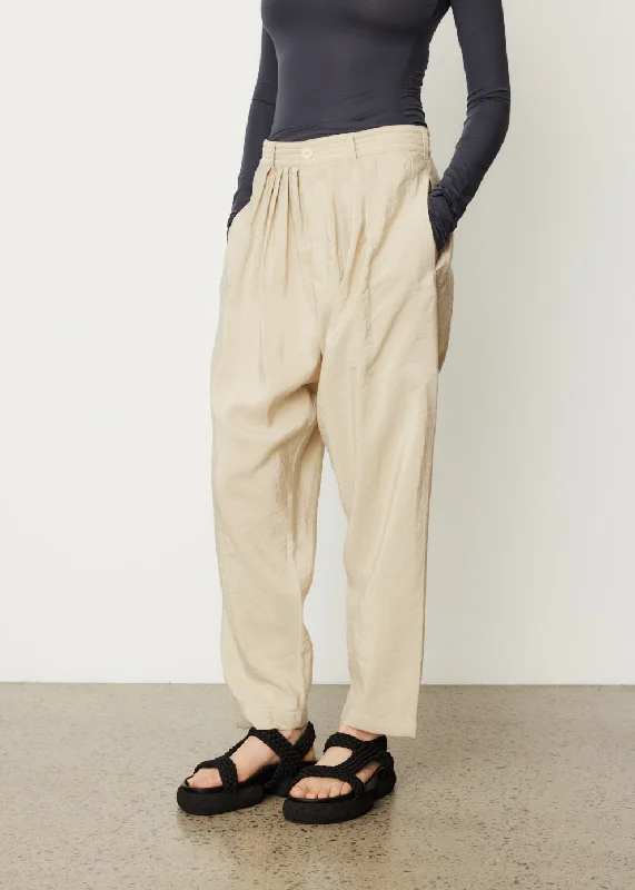 Pleated Sarouel Pants