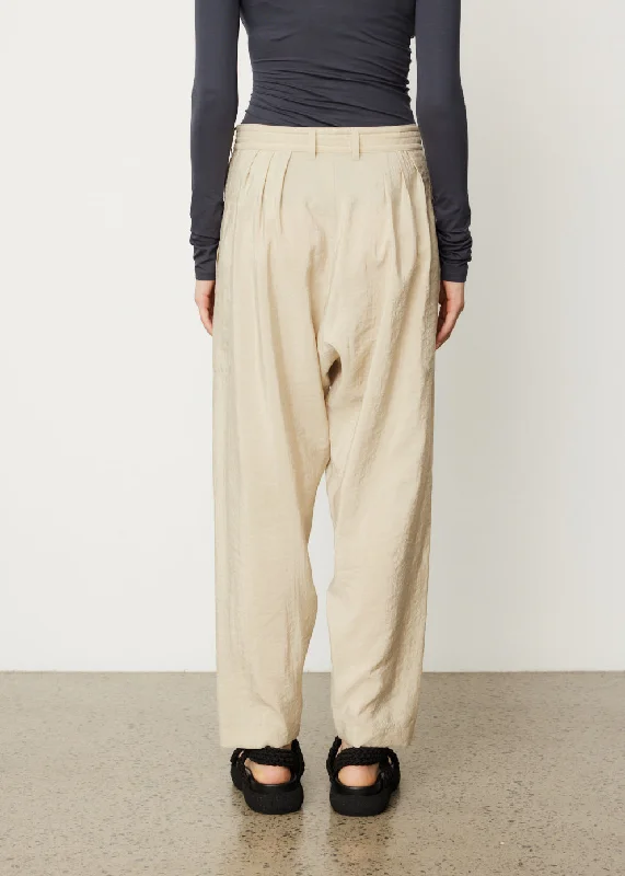 Pleated Sarouel Pants