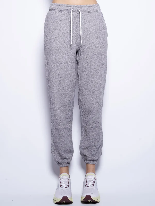 Pantaloni in Felpa Loopback Grigio