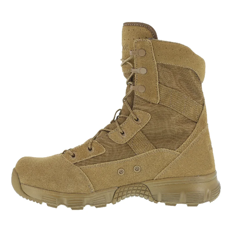 Reebok Womens Coyote Leather Military Boots 8in Hyper Velocity