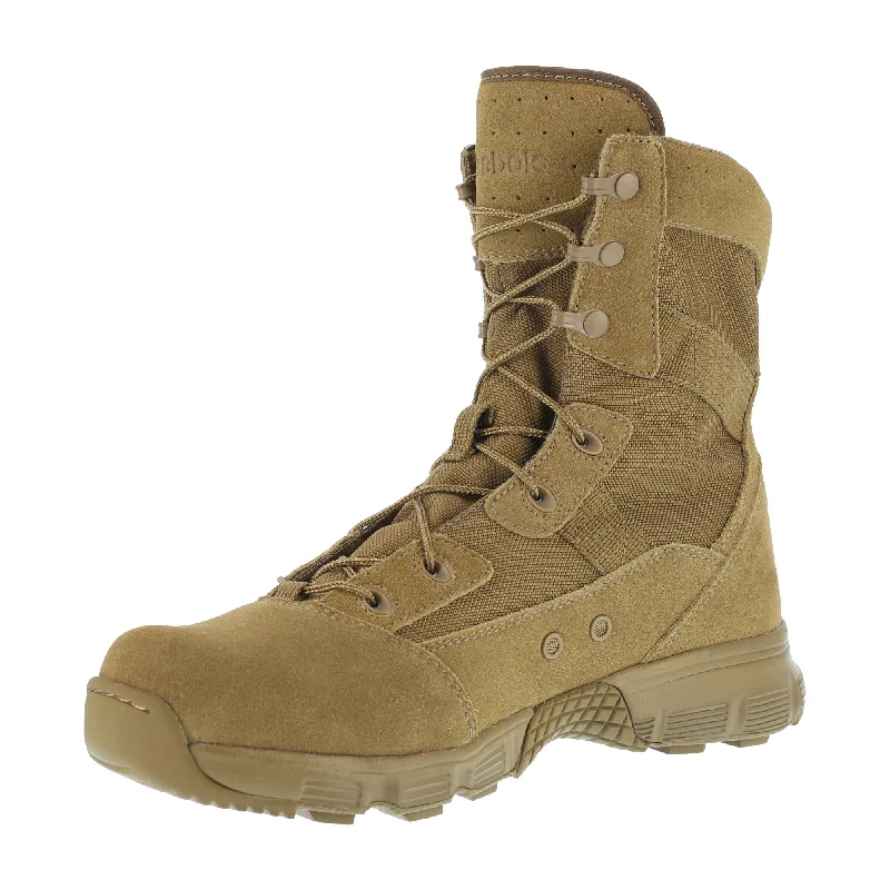 Reebok Womens Coyote Leather Military Boots 8in Hyper Velocity