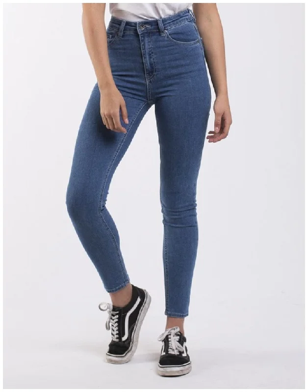 Silent Theory Vice Skinny Jean High Rise - Blue Bell