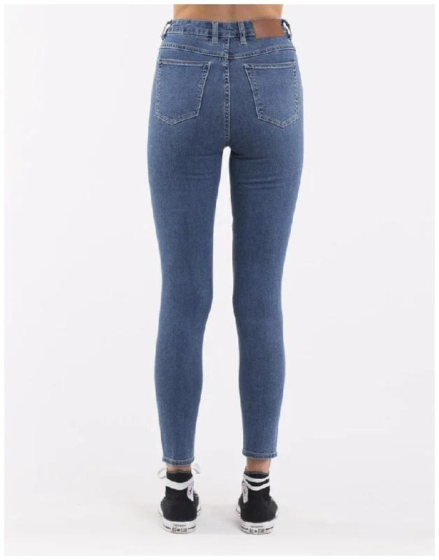 Silent Theory Vice Skinny Jean High Rise - Blue Bell