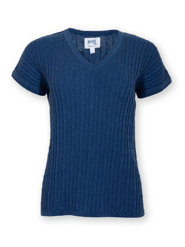 Strouden knit top navy