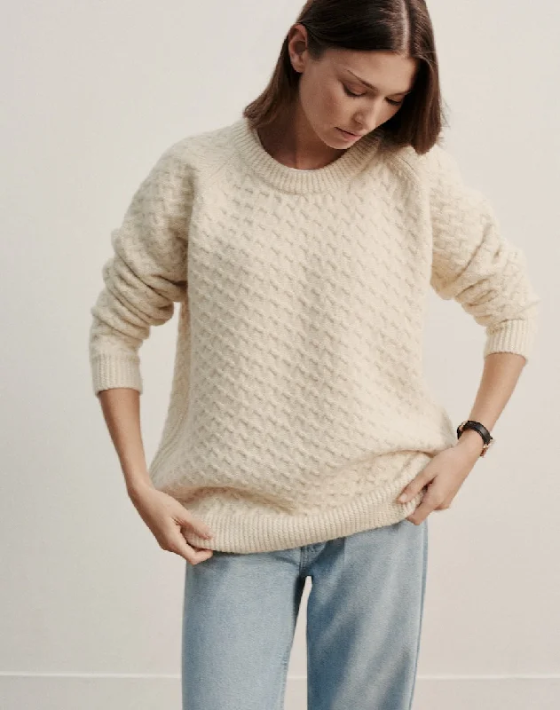 The MAREE CREW - Undyed Ecru