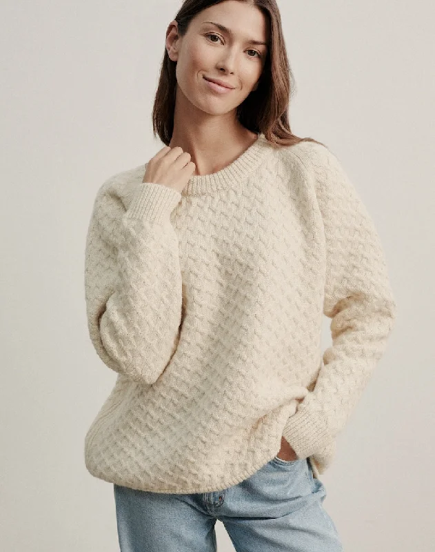 The MAREE CREW - Undyed Ecru