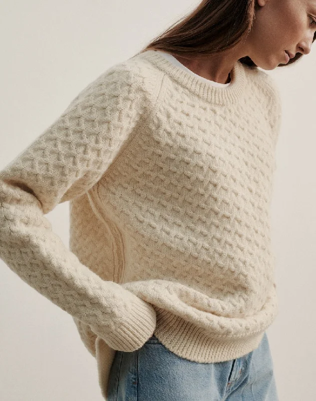 The MAREE CREW - Undyed Ecru