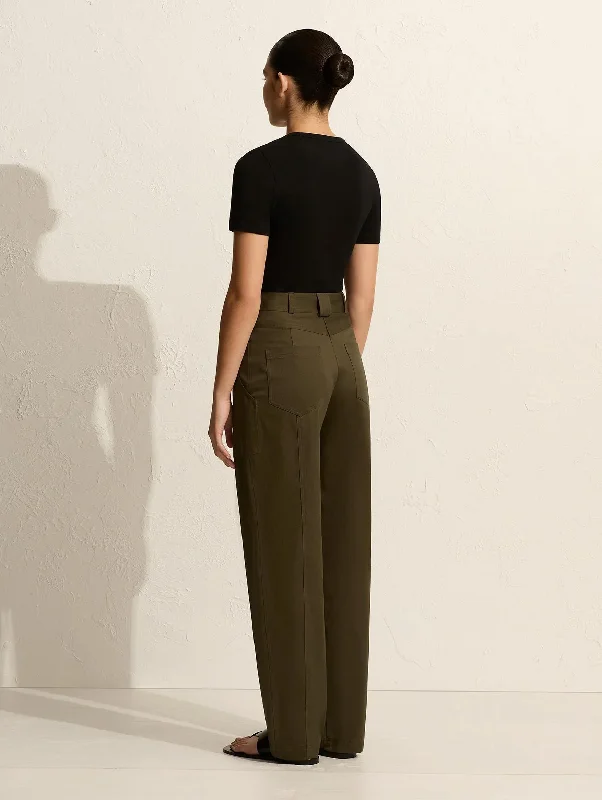 Utility Trouser in Olive