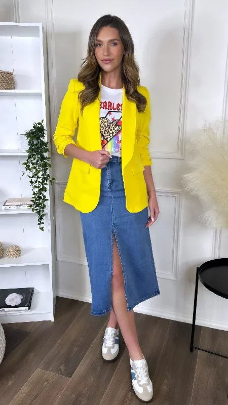 Odette Yellow Blazer