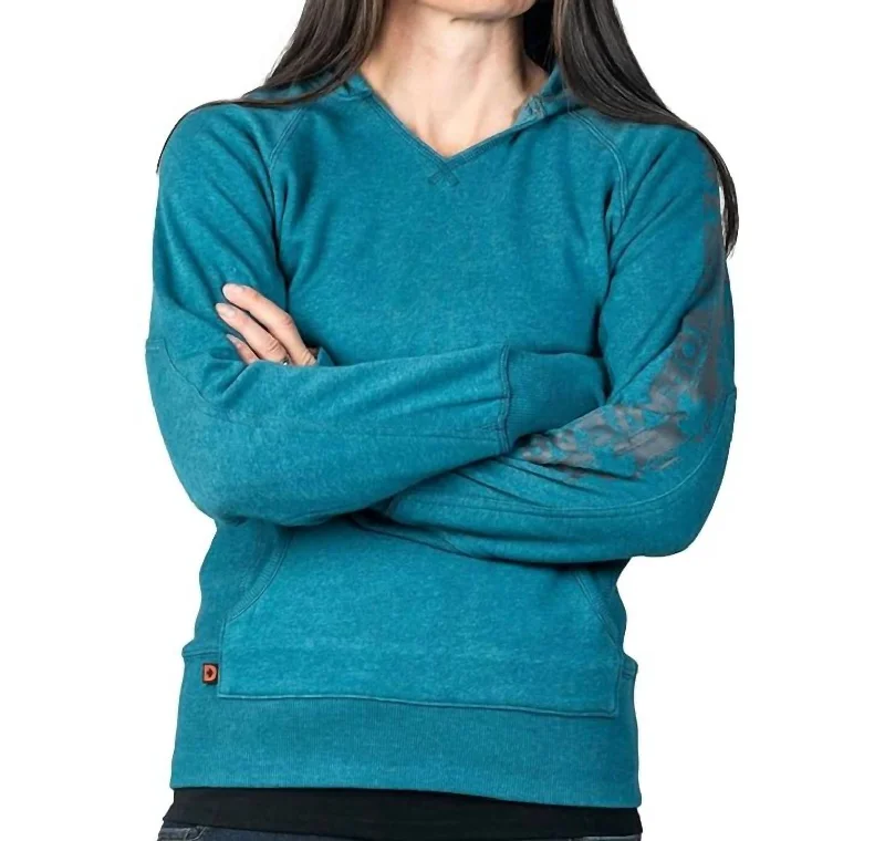 Anna Pullover In Teal