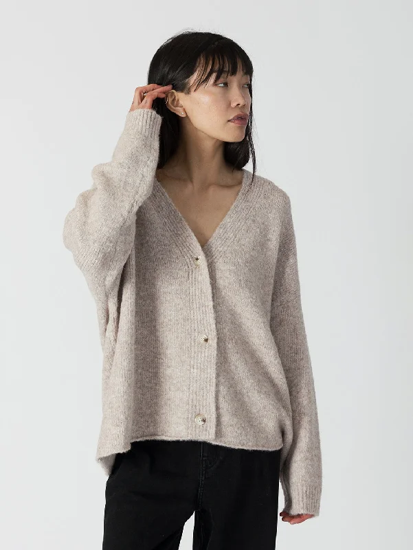 Asher Oversized Cardigan - Oat