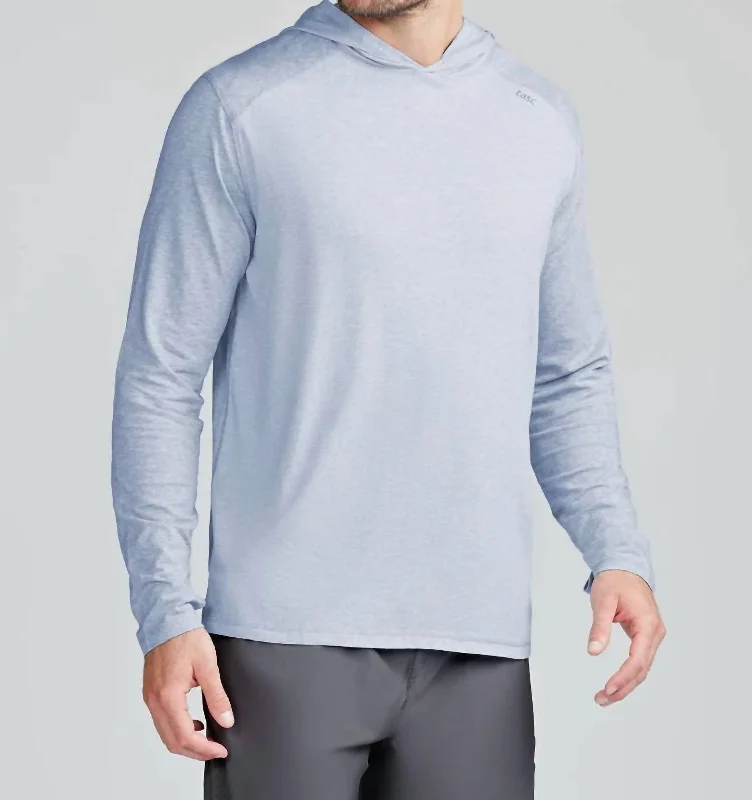 Carrollton Lightweight Hoodie In Cloud Heather