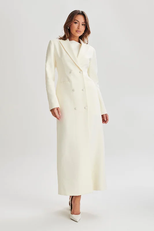 Carver Suiting Coat - Ivory