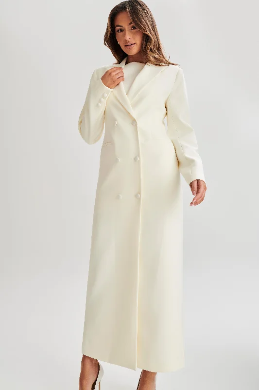 Carver Suiting Coat - Ivory