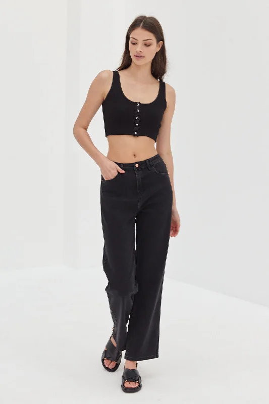 Eddie Crop - Black