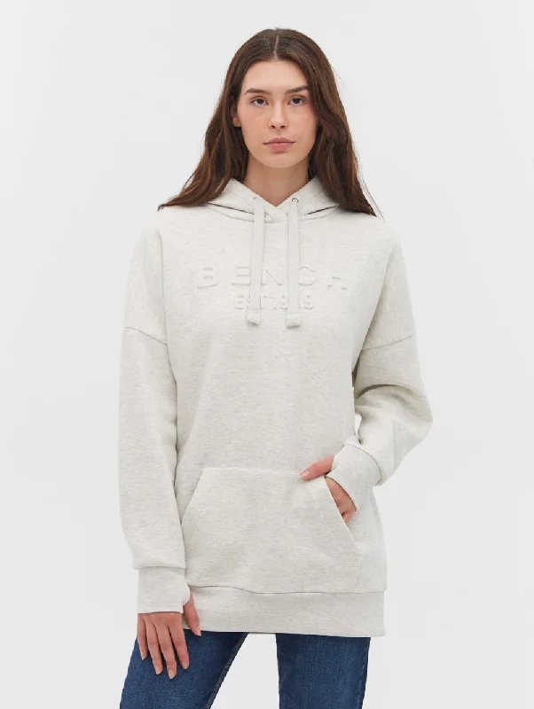 Ivyisla Longline Deboss Hoodie