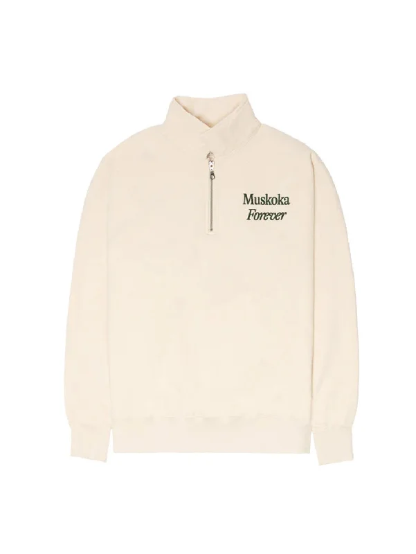 Muskoka Forever Quarter Zip - Cream