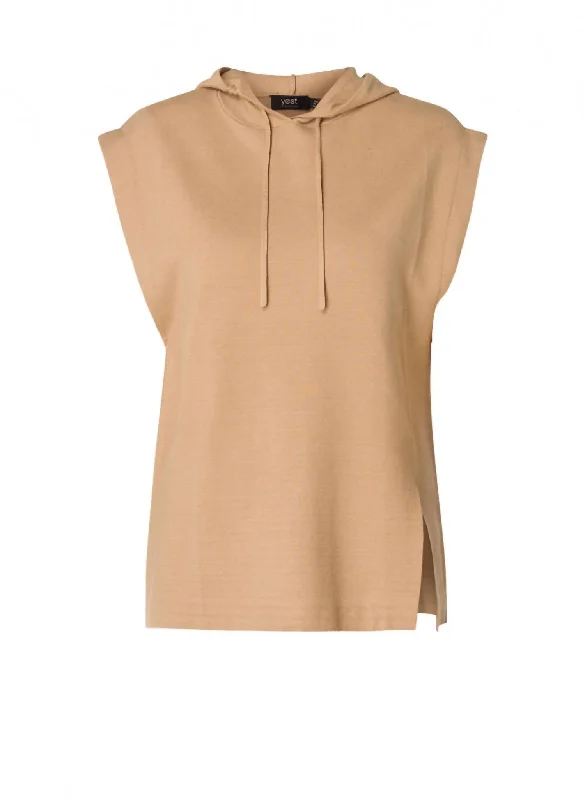 Women's Giselle Pull Over Top In Caramel