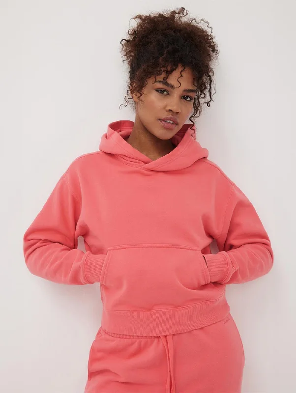 Womens Hart Eco-Fleece Cropped Hoodie