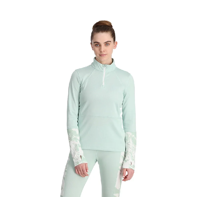 Womens Stretch Charger 1/2 Zip - Wintergreen