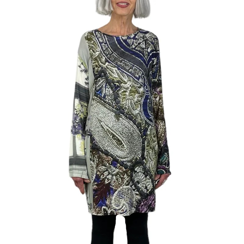 PHOTO PRINT JERSEY TUNIC - SLIM FIT