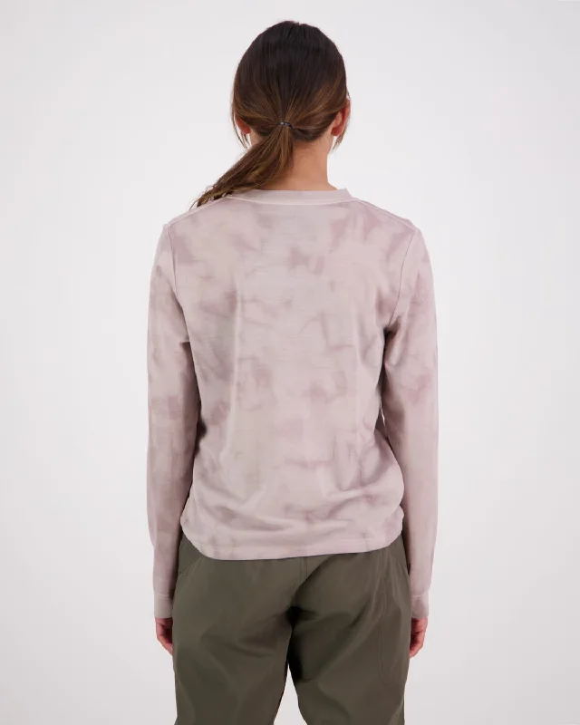 Icon Merino Air-Con Relaxed LS - Cloud Tie Dye