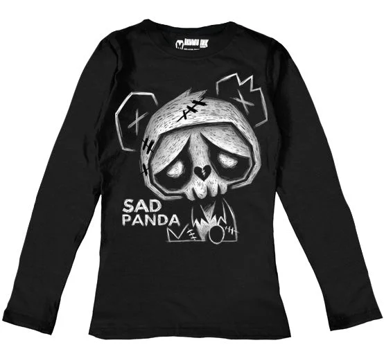 Sad Panda Women Long Sleeve Tshirt